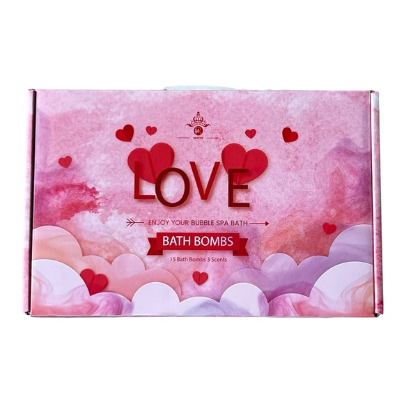 Luxurious Bath Bomb Set, 15 Crystal Geode Bath Bombs - Picture 5 of 5